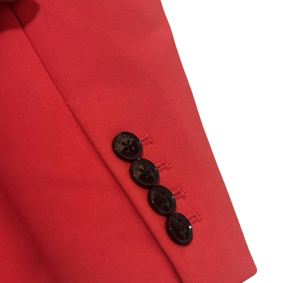 HOBBS London Suki One Button Blazer in Flame Red - Picture 10 of 13